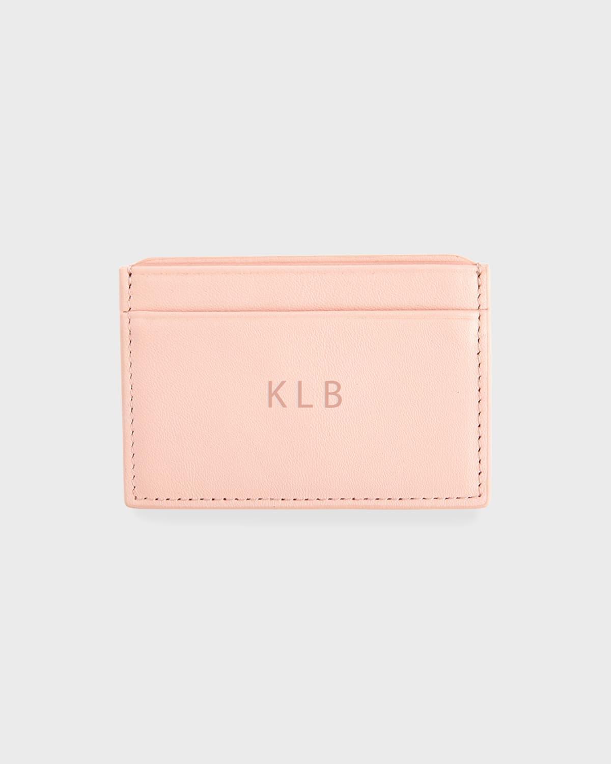 Womens RFID-Blocking Leather Card Case Product Image