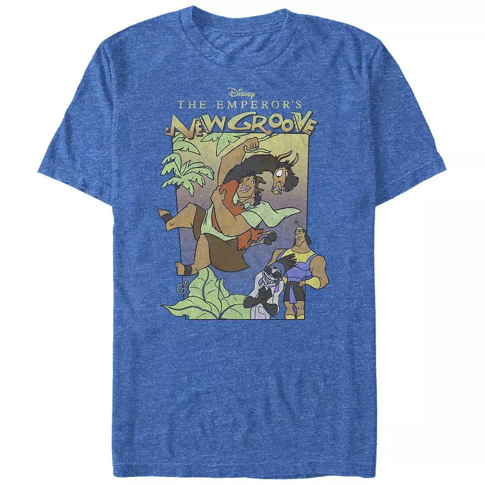 Disney's The Emperor's New Groove Classic Poster Big & Tall Graphic Tee, Men's, Size: 3XL, Royal Grey Product Image