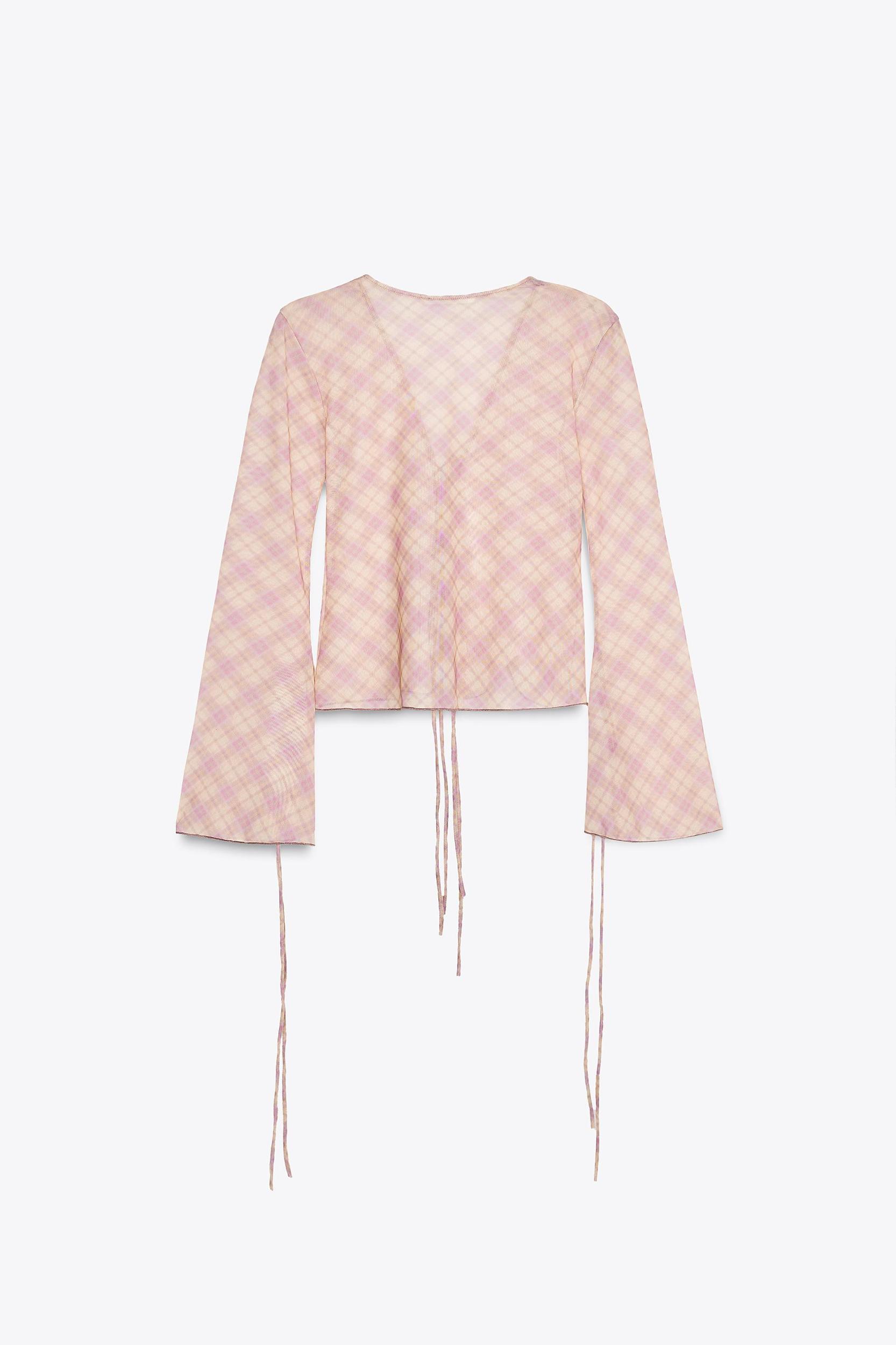 PRINTED TULLE SHIRT Product Image