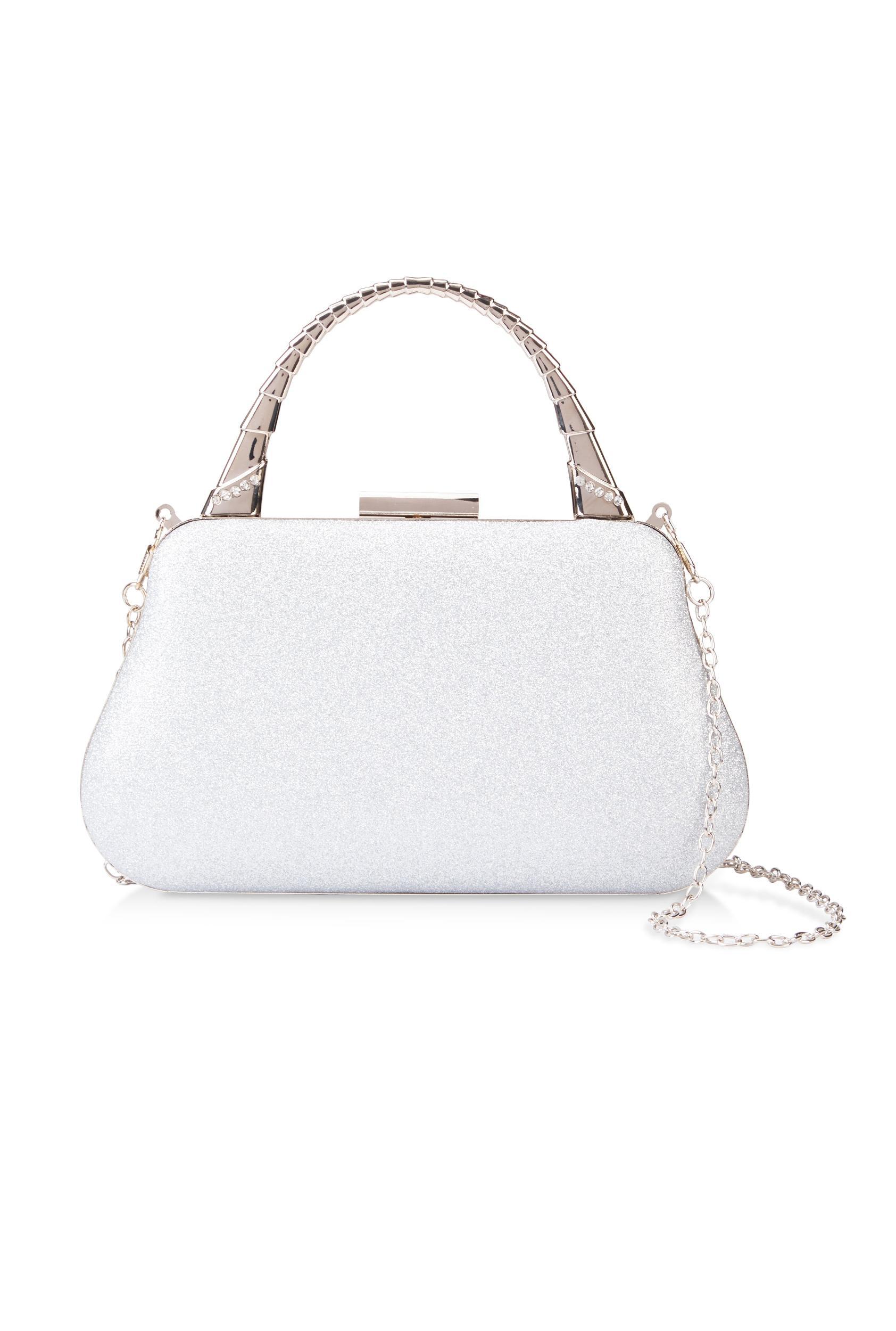 Glitter Top Handle Convertible Crossbody Bag Female Product Image