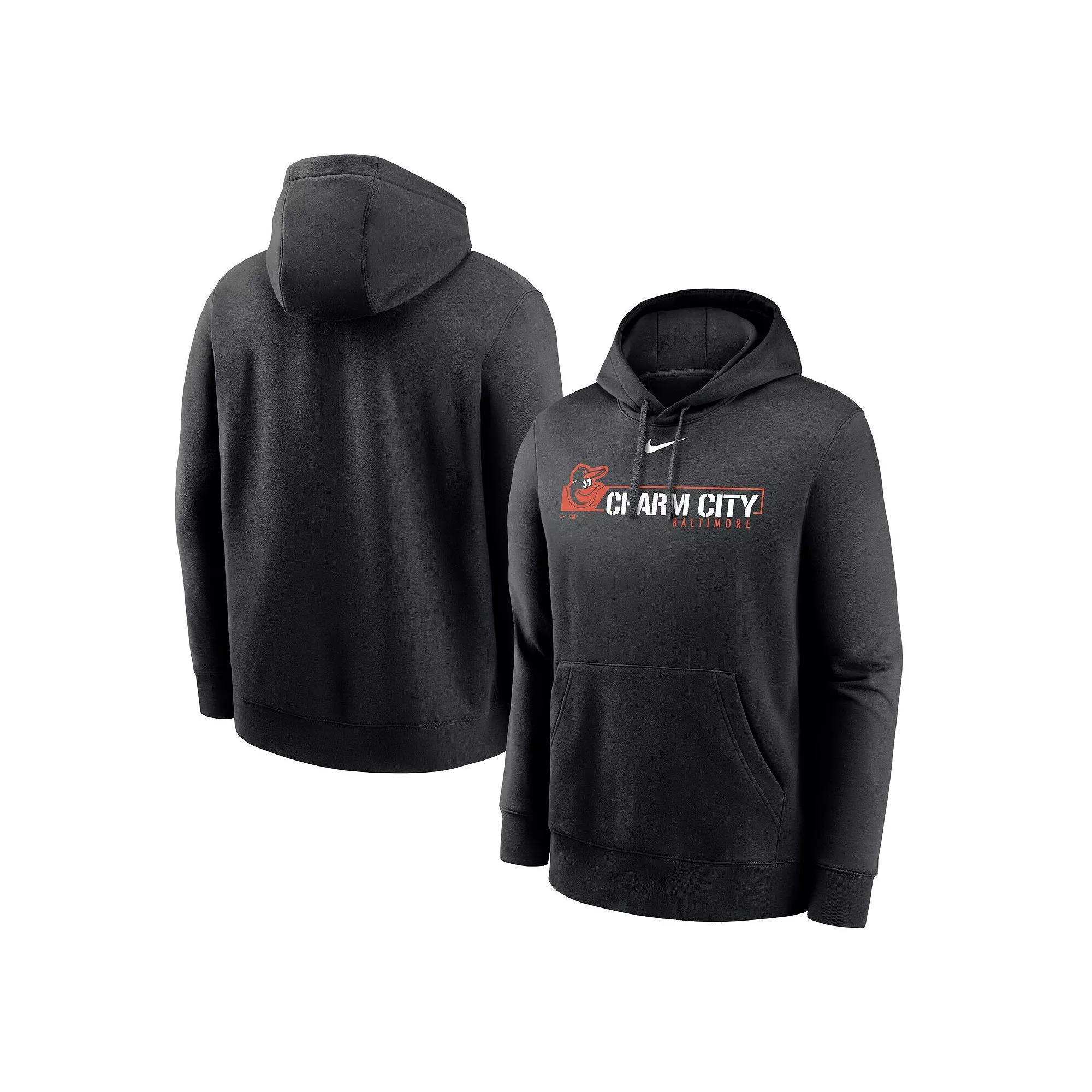 Men's Nike Black Baltimore Orioles Local Club Pullover Hoodie, Size: Small Product Image