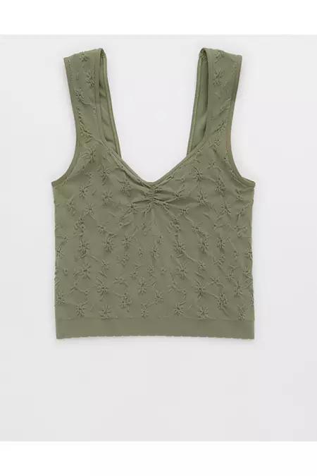 Superchill Seamless Floral Jacquard Bra Top Women's Product Image