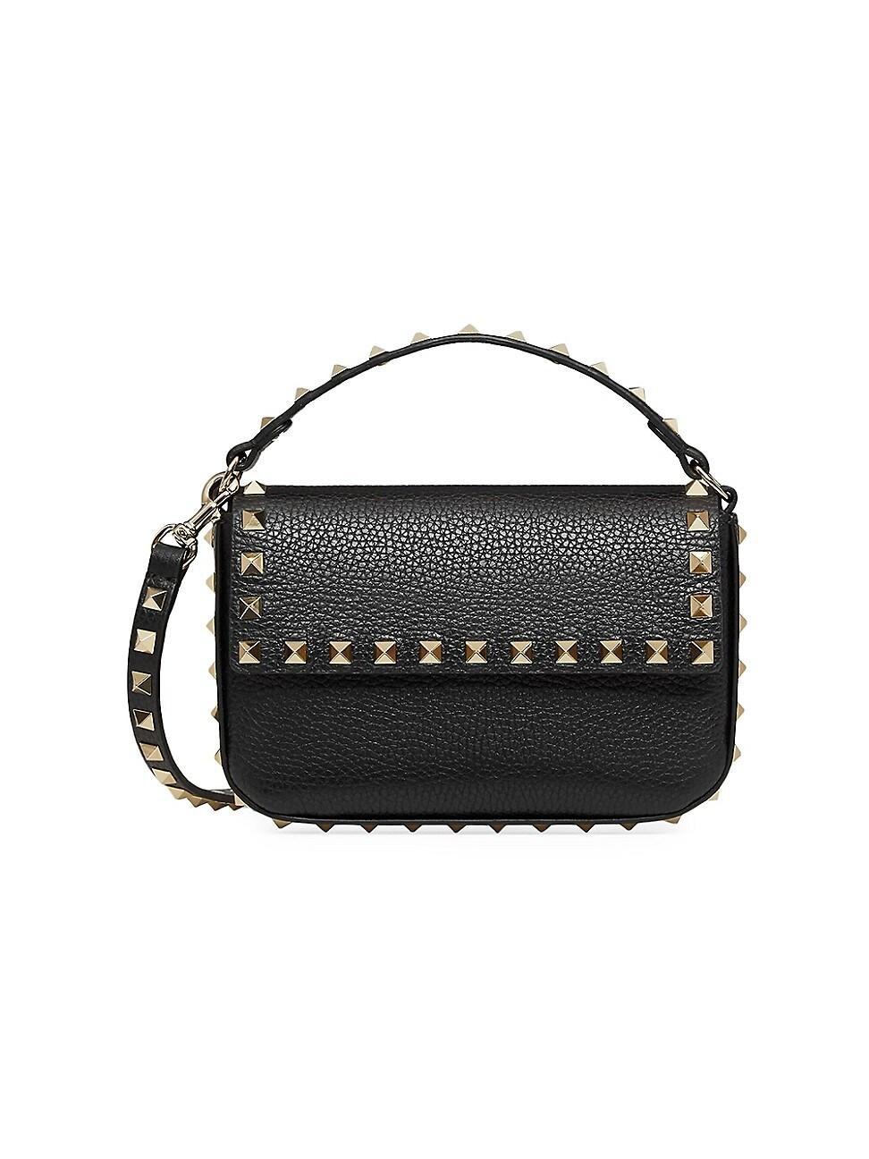 Womens Rockstud Grainy Calfskin Pouch Product Image