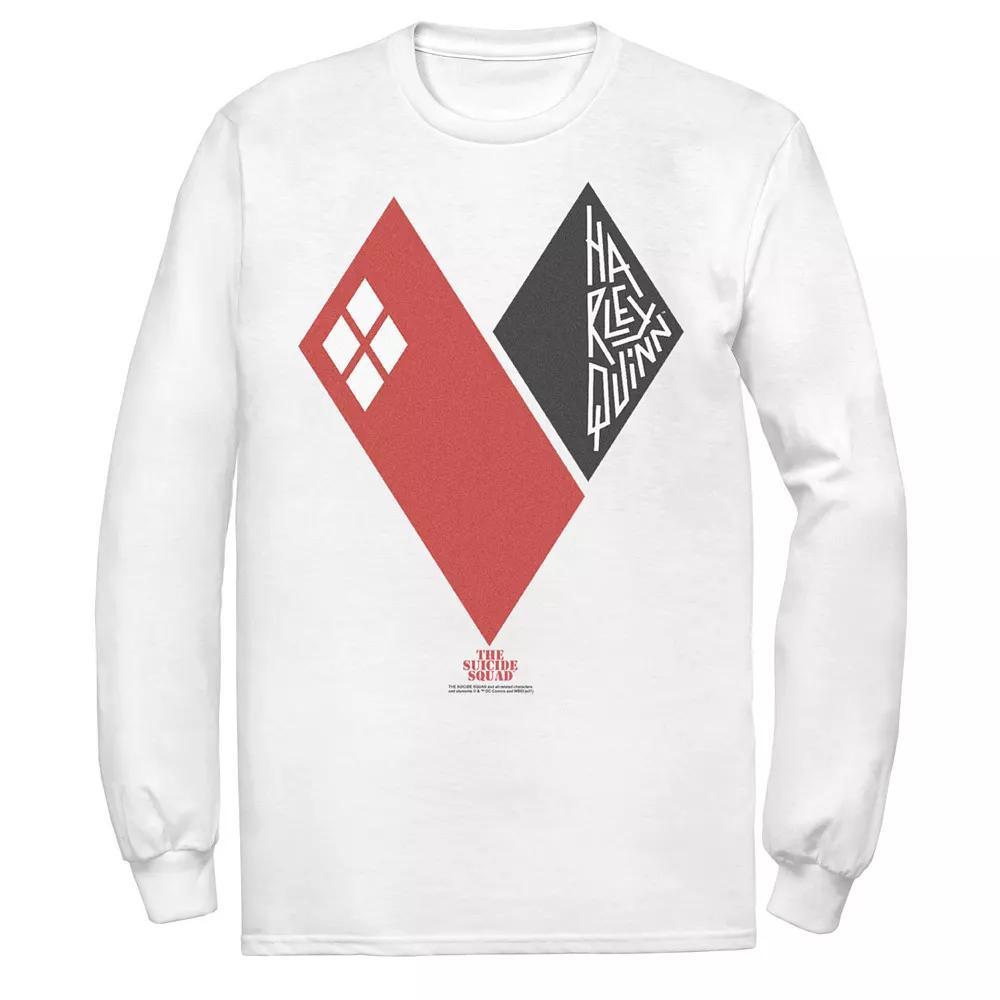 Men's The Suicide Squad Harley Hearts Tee, Size: XXL, White Product Image