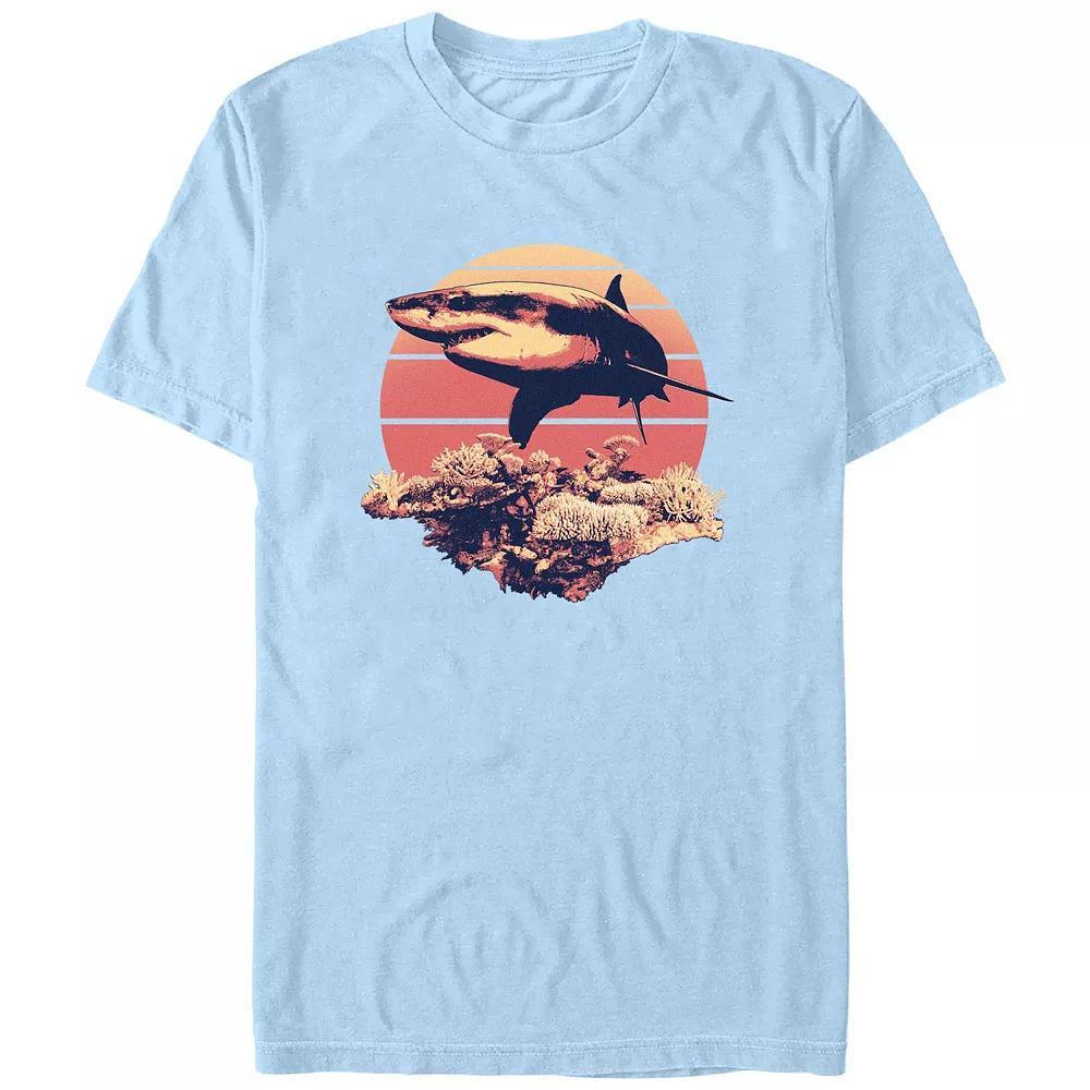 Men's Shark Reef Graphic Tee, Size: Medium, Royal Product Image