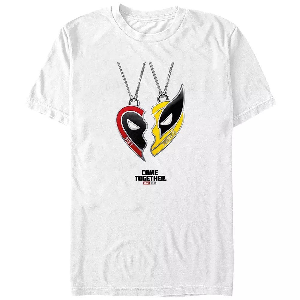 Big & Tall Marvel Deadpool & Wolverine Best Friends Charms Graphic Tee, Men's, Size: 3XB, White Product Image