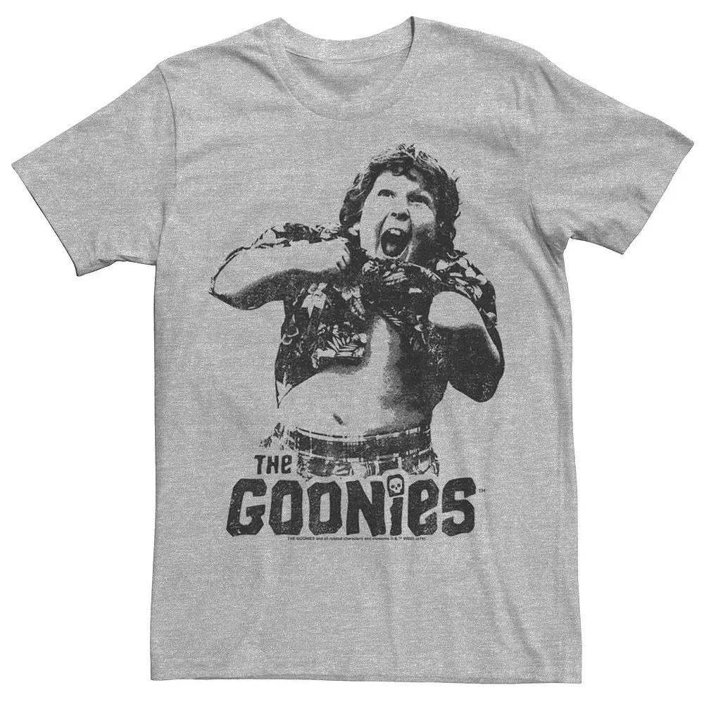 Mens The Goonies Chunk Truffle Shuffle Tee Athletic Grey Product Image