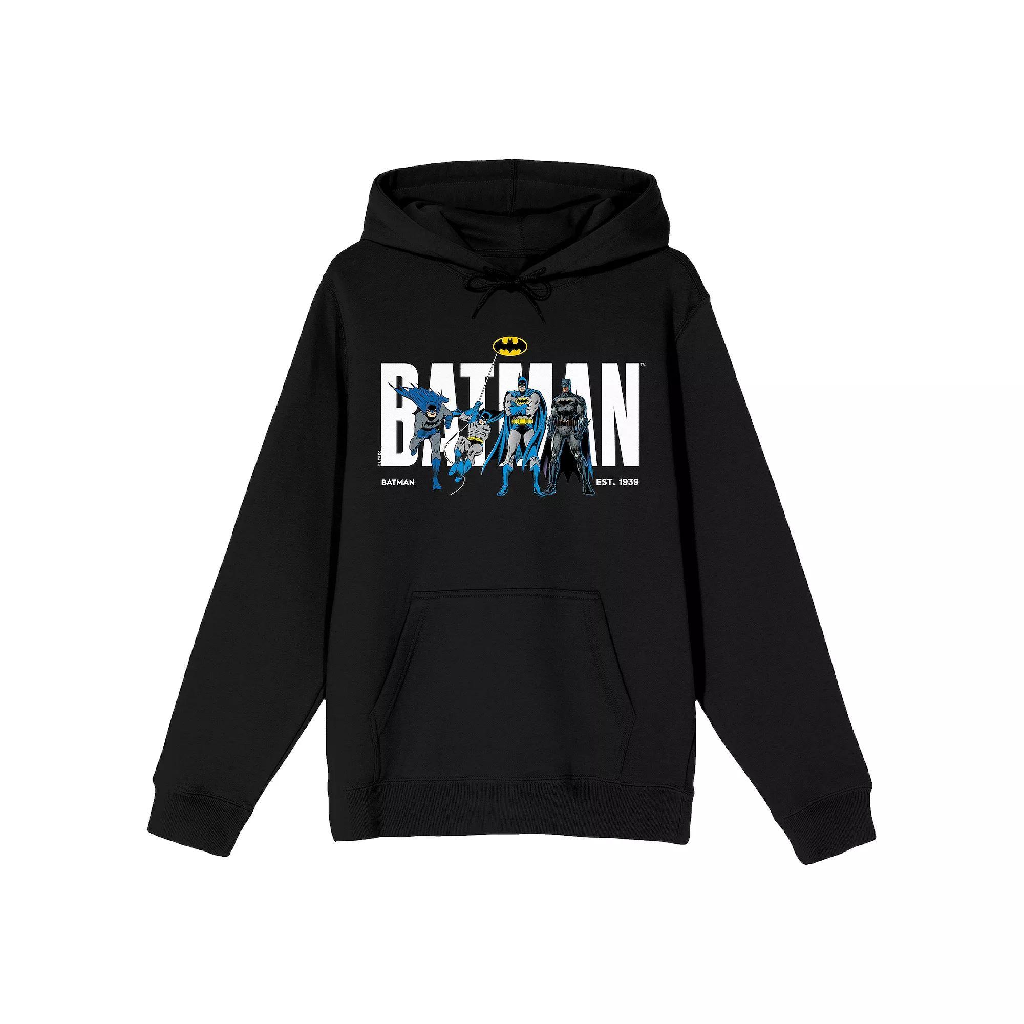 Men's Batman 90th Anniversary Graphic Hoodie, Size: XL, Black Product Image