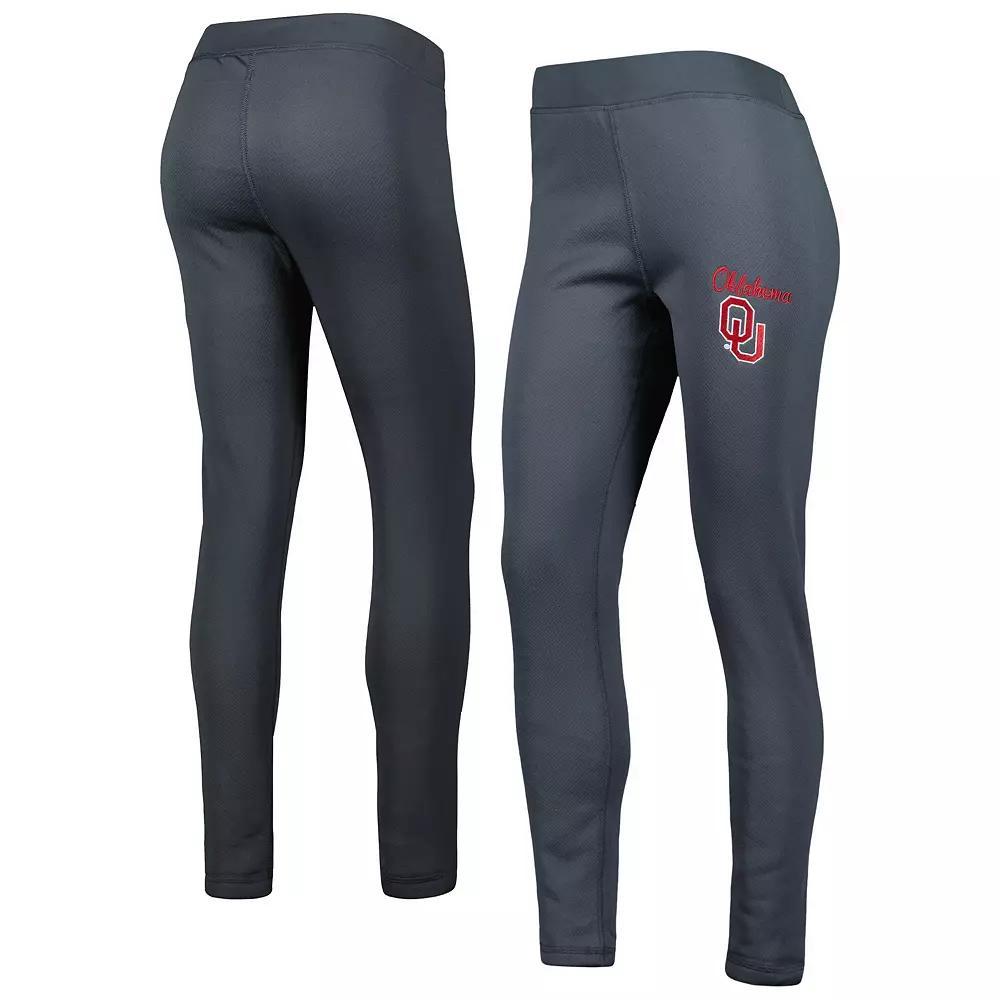 Women's Concepts Sport Charcoal Oklahoma Sooners Upbeat Sherpa Leggings, Size: Small Product Image