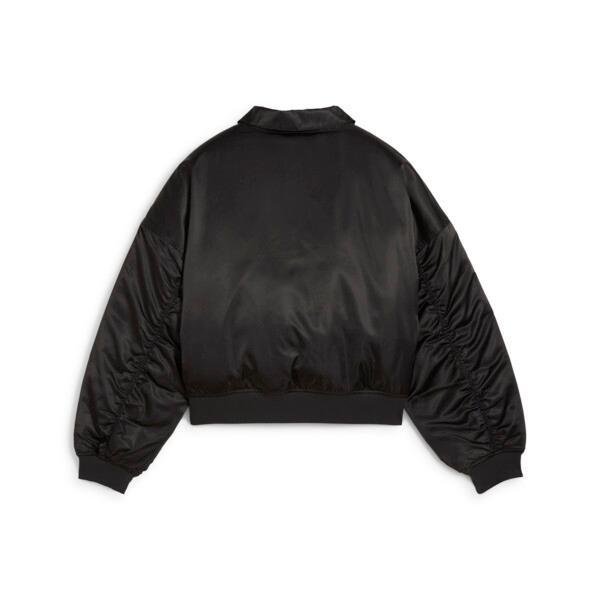 PUMA Women's Satin Bomber Jacket Product Image