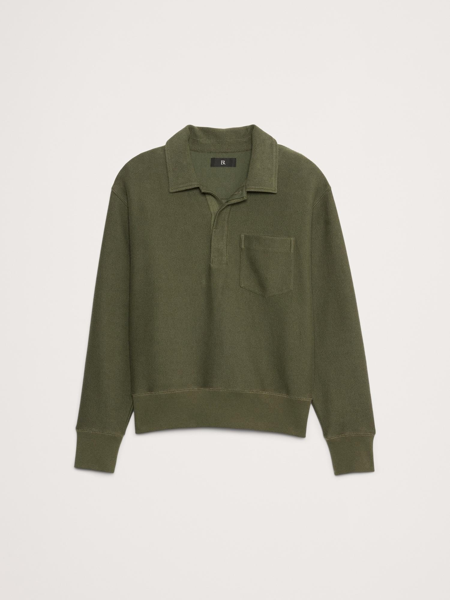 French Terry Rugby Sweatshirt Product Image