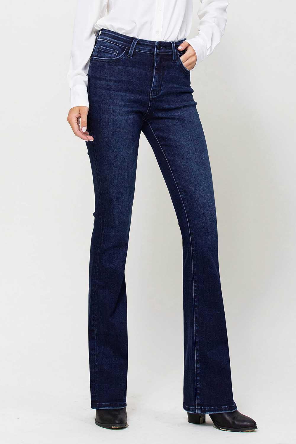 Come Closer Mini Flare Jean Product Image