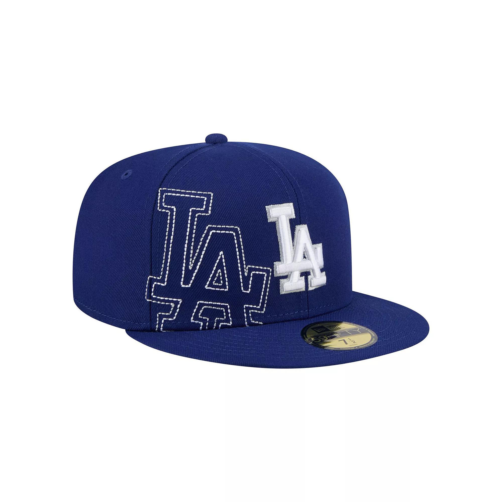 Men's New Era Royal Los Angeles Dodgers Yarn Stitch 59FIFTY Fitted Hat, Size: 7 1/4, Blue Product Image