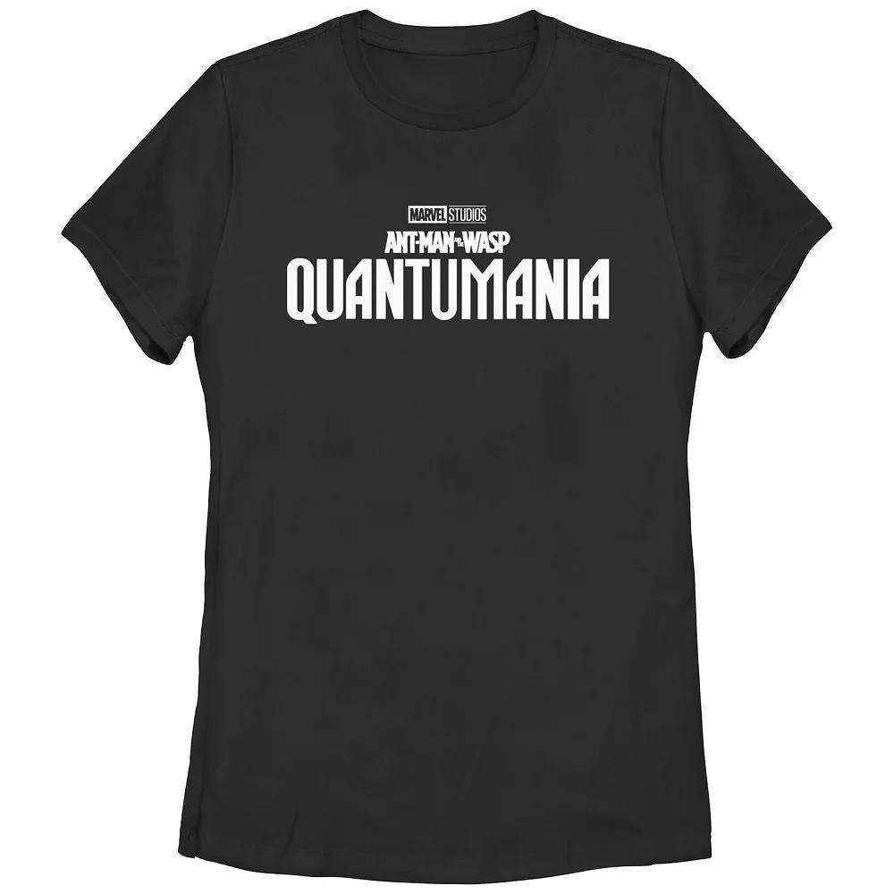 Disney's Marvel Ant-Man And The Wasp Quantumania Juniors' Logo Graphic Tee, Girl's, Size: Medium, Black Product Image