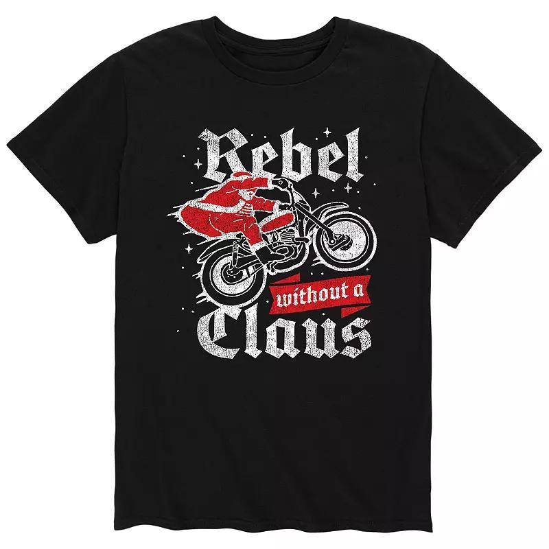 Mens Rebel Without A Claus Tee Product Image