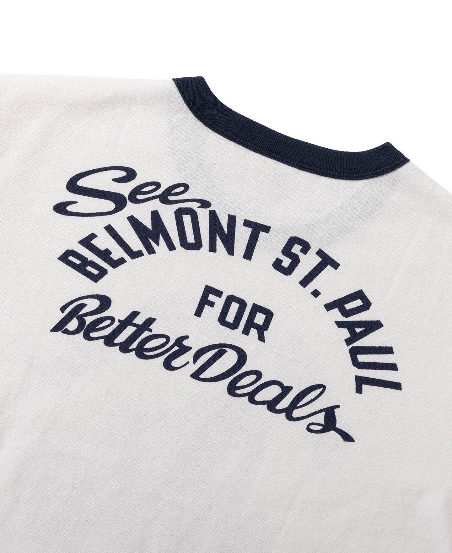 Retro Motorcycle Rider Printed T-Shirt - White Product Image