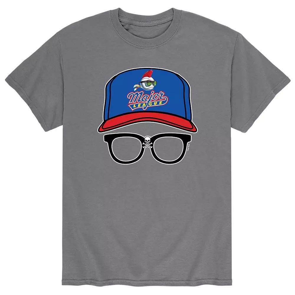 Mens Major League Cap & Glasses Baseball Tee Product Image