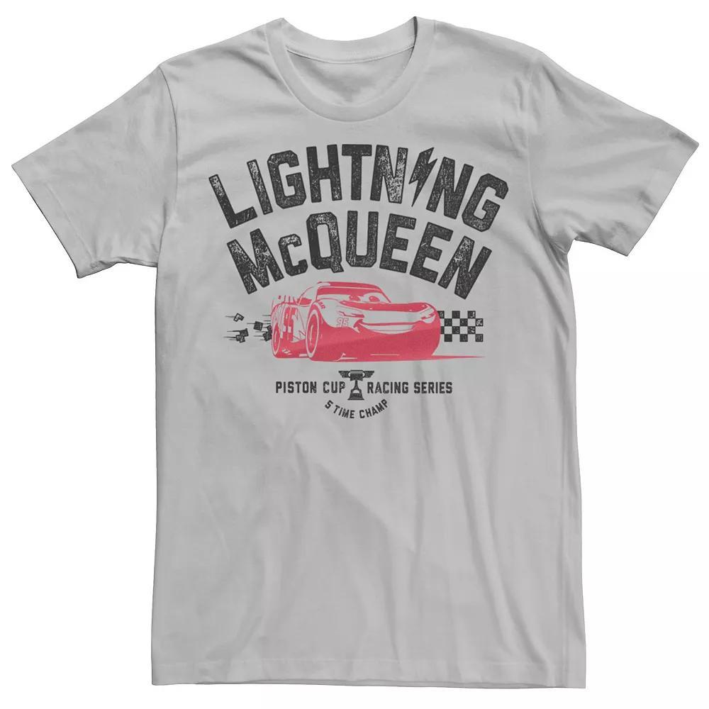Disney / Pixar's Cars 3 Lightning McQueen Men's Ready Tee, Size: 3XL, Silver Product Image