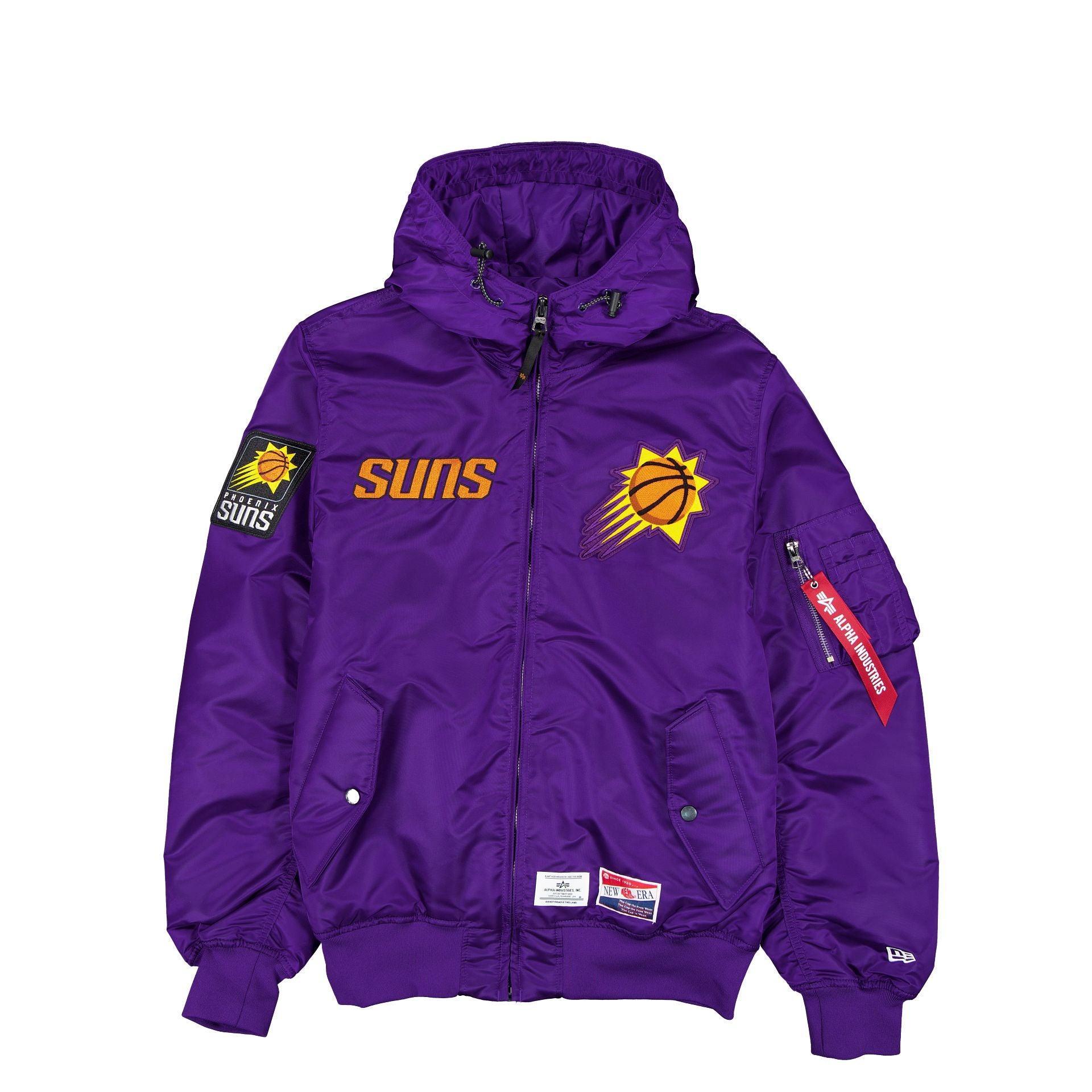 Alpha Industries x Golden State Warriors L-2B Hooded Bomber Jacket Male Product Image