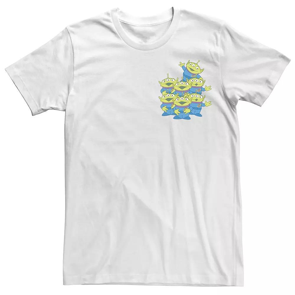 Disney / Pixar's Toy Story Aliens Men's Group Left Chest Tee, Size: XL, White Product Image