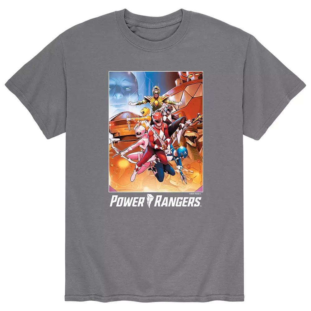 Mens Power Rangers Comic Cover Tee Product Image