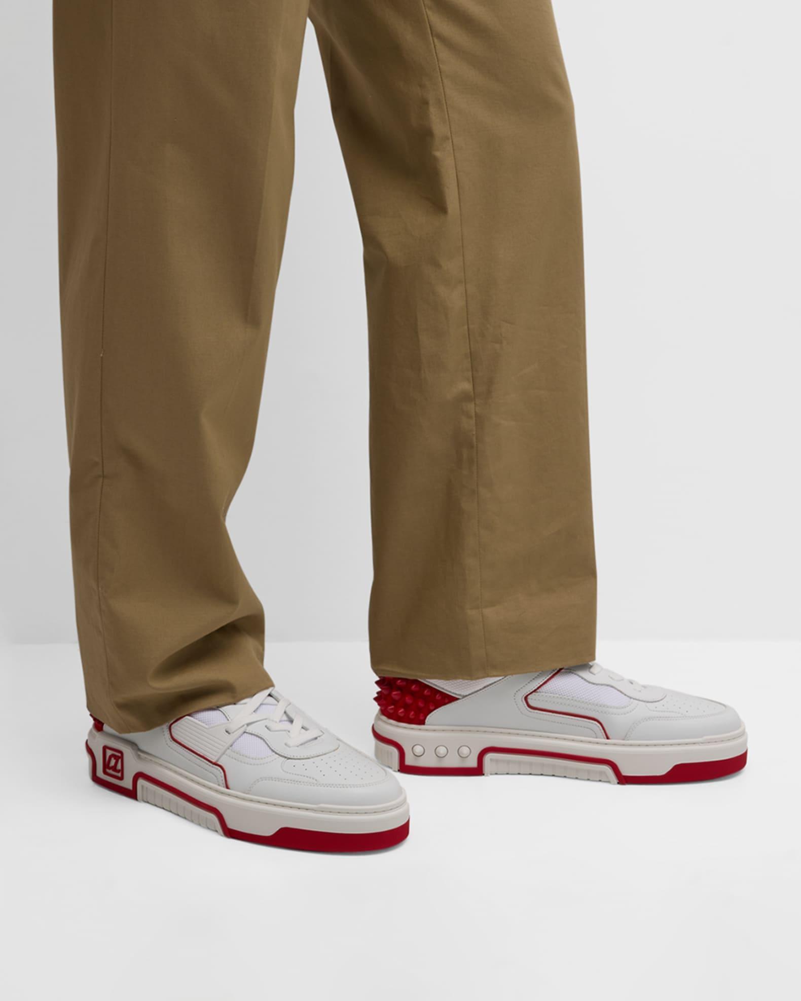 Men's Astroloubi Mesh and Leather Low-Top Sneakers Product Image