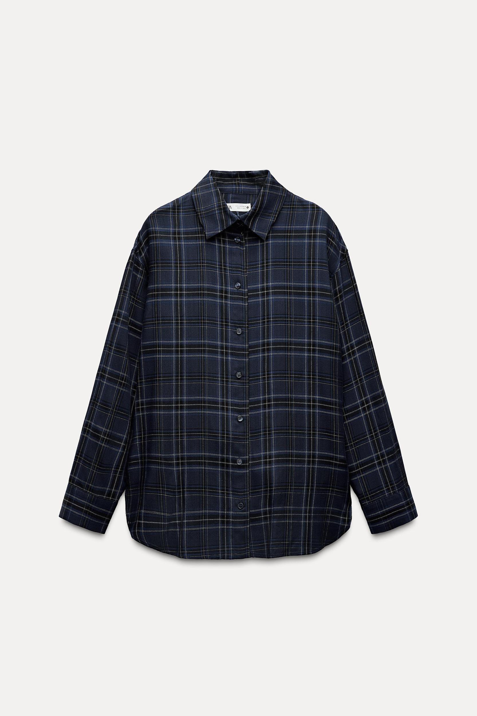 CHECKERED SHIRT ZW COLLECTION Product Image