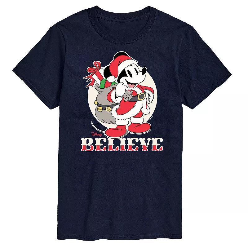 Disney's Mickey Mouse Men's Believe Graphic Tee, Size: Large, Black Product Image