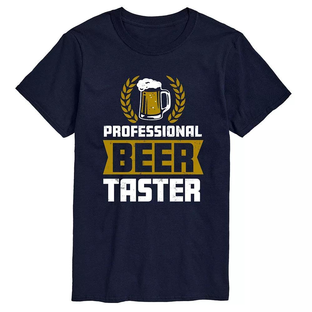 Big & Tall Professional Beer Taster Tee, Men's, Size: 4XB, Blue Product Image