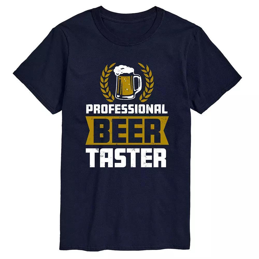 Big & Tall Professional Beer Taster Tee, Men's, Size: 4XB, Blue Product Image