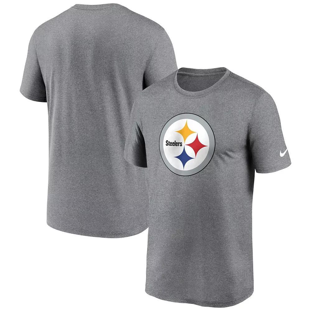 Men's Nike  Heather Charcoal Pittsburgh Steelers, Size: Medium Product Image