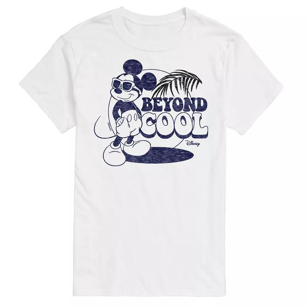 Disneys Mickey Mouse Mens Beyond Cool Graphic Tee Ivory Product Image