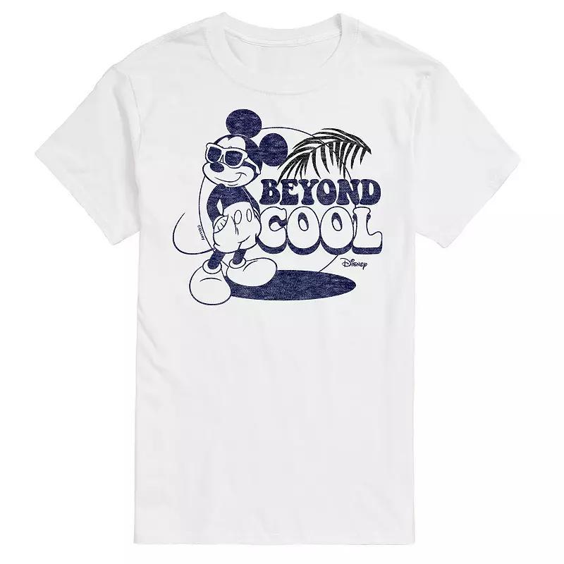 Disneys Mickey Mouse Mens Beyond Cool Graphic Tee Ivory Product Image