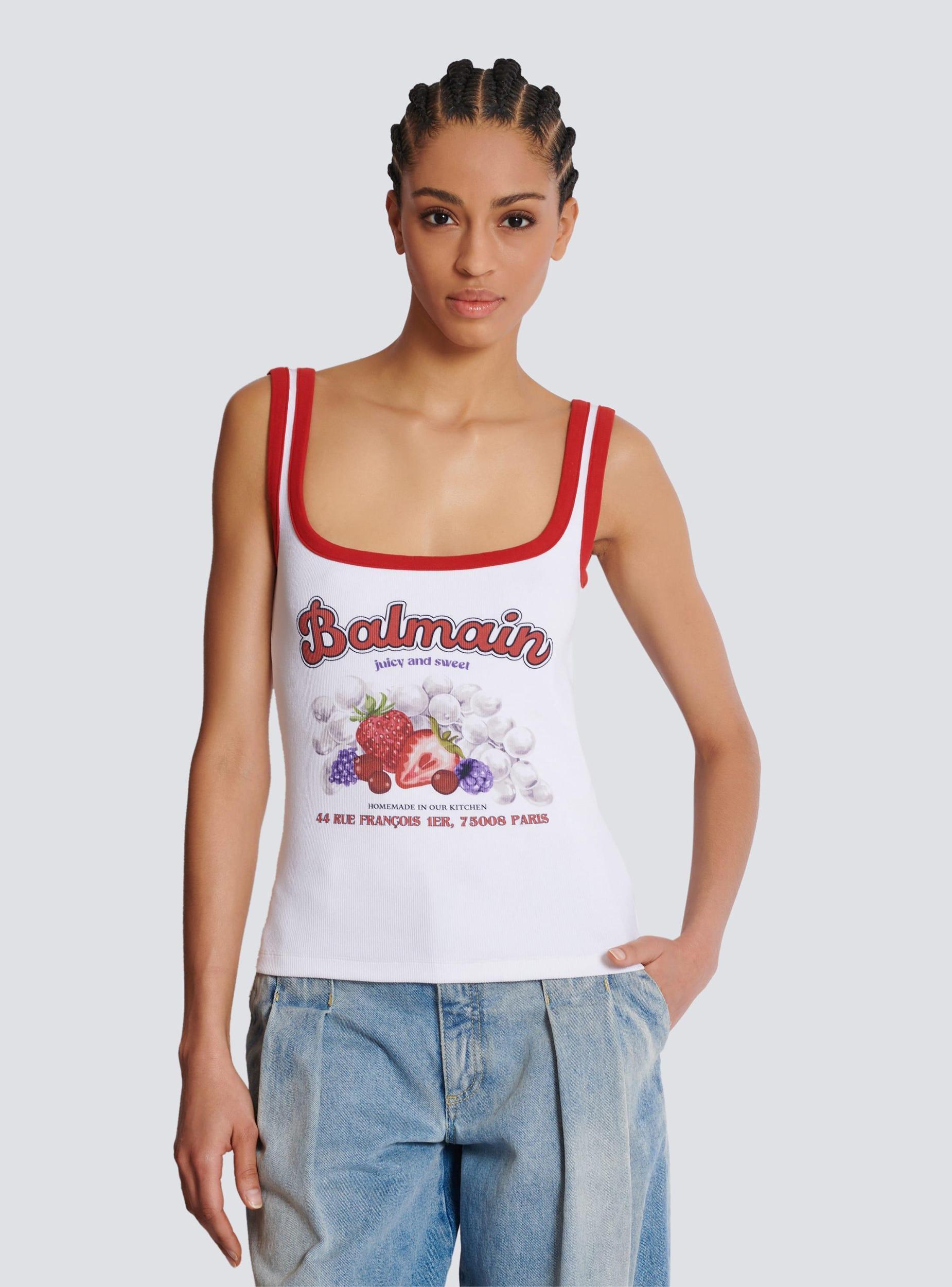 Balmain Fruit tank top Product Image