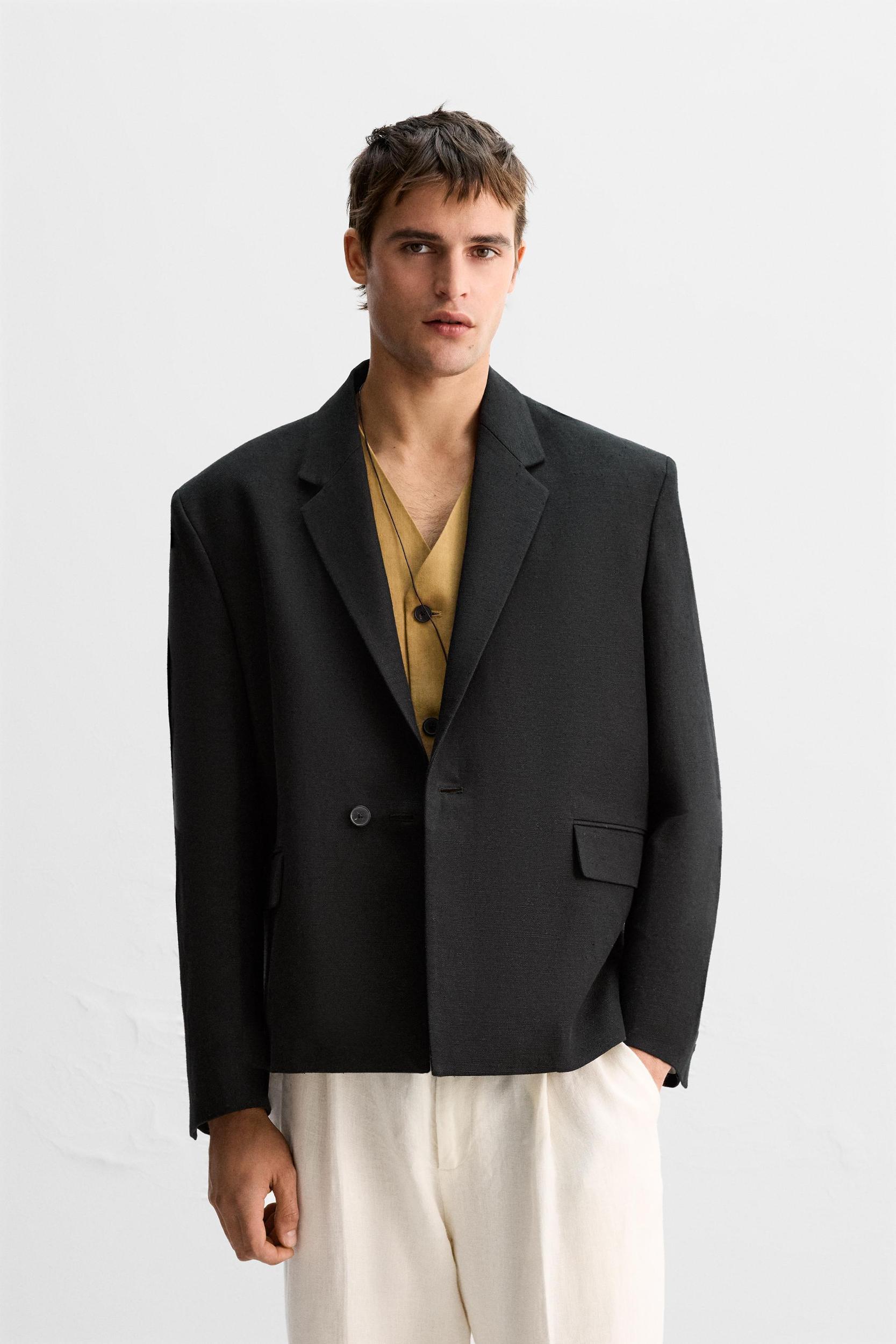 LIMITED EDITION LINEN-COTTON SUIT JACKET Product Image