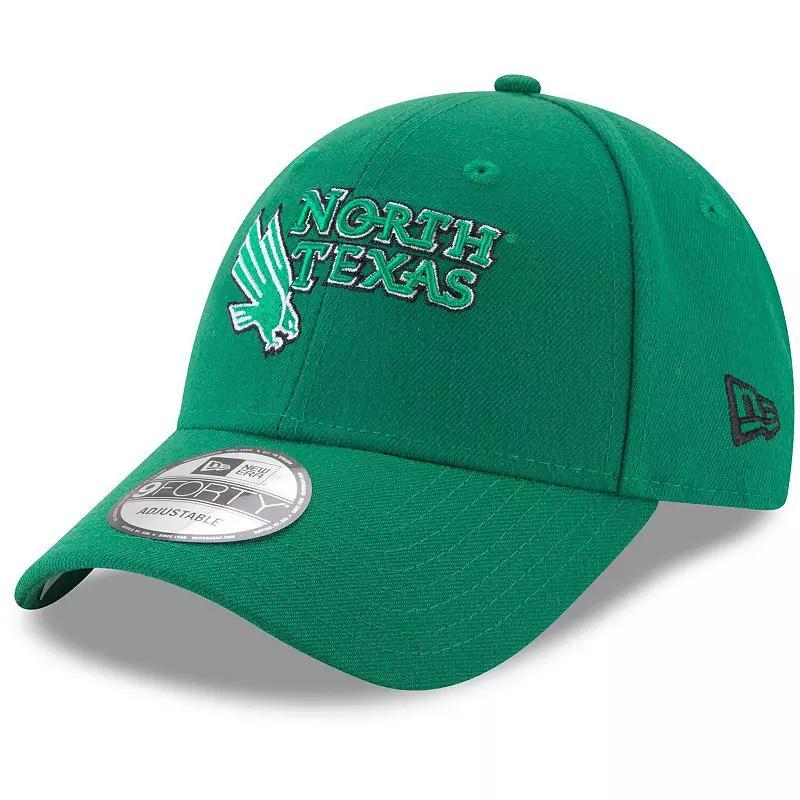 Men's New Era Kelly Green North Texas Mean Green The League 9FORTY Adjustable Hat, Nc2 Green Product Image