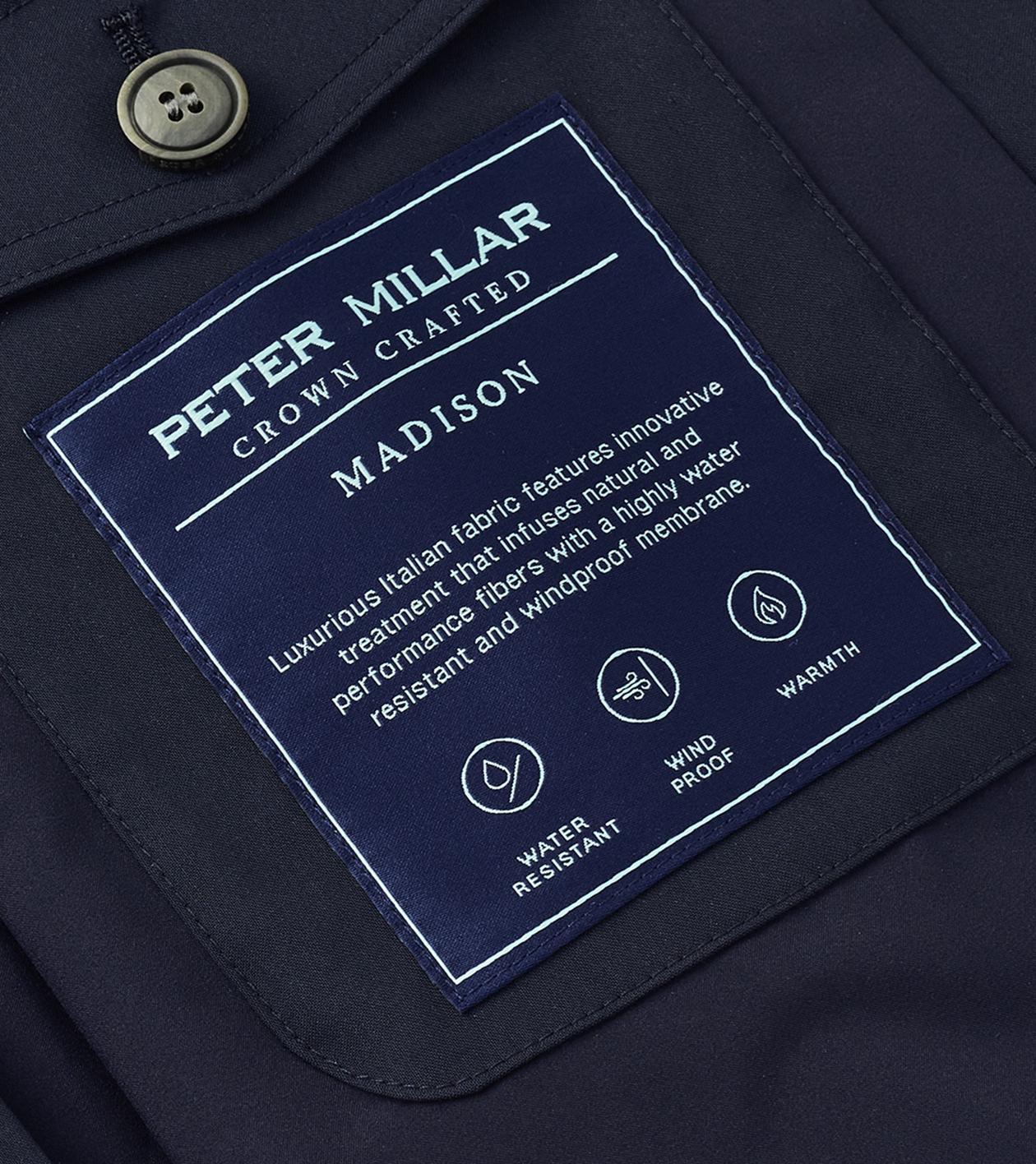 Peter Millar Mens Madison City Coat | Color: Navy | Size: XXL Product Image