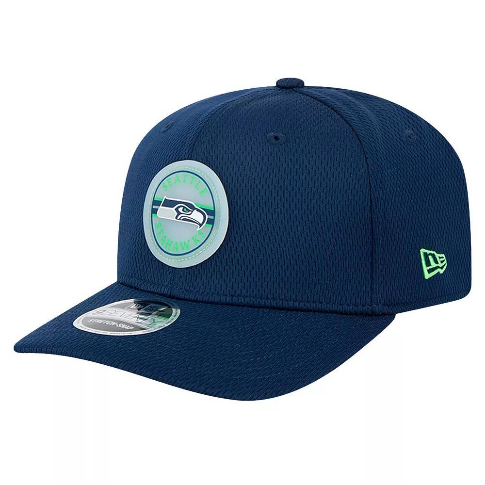 Men's New Era Navy Michigan Wolverines Patched 9SEVENTY Stretch-Snap Adjustable Hat, Blue Product Image