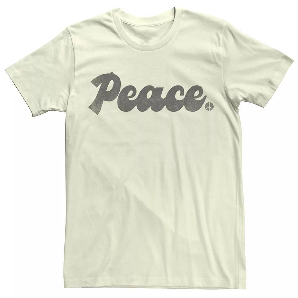 Men's Fifth Sun Peace Retro Tee, Size: Medium, Natural Product Image