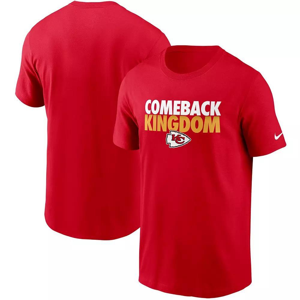 Men's Nike Red Kansas City Chiefs Hometown Collection Comeback T-Shirt, Size: Large Product Image