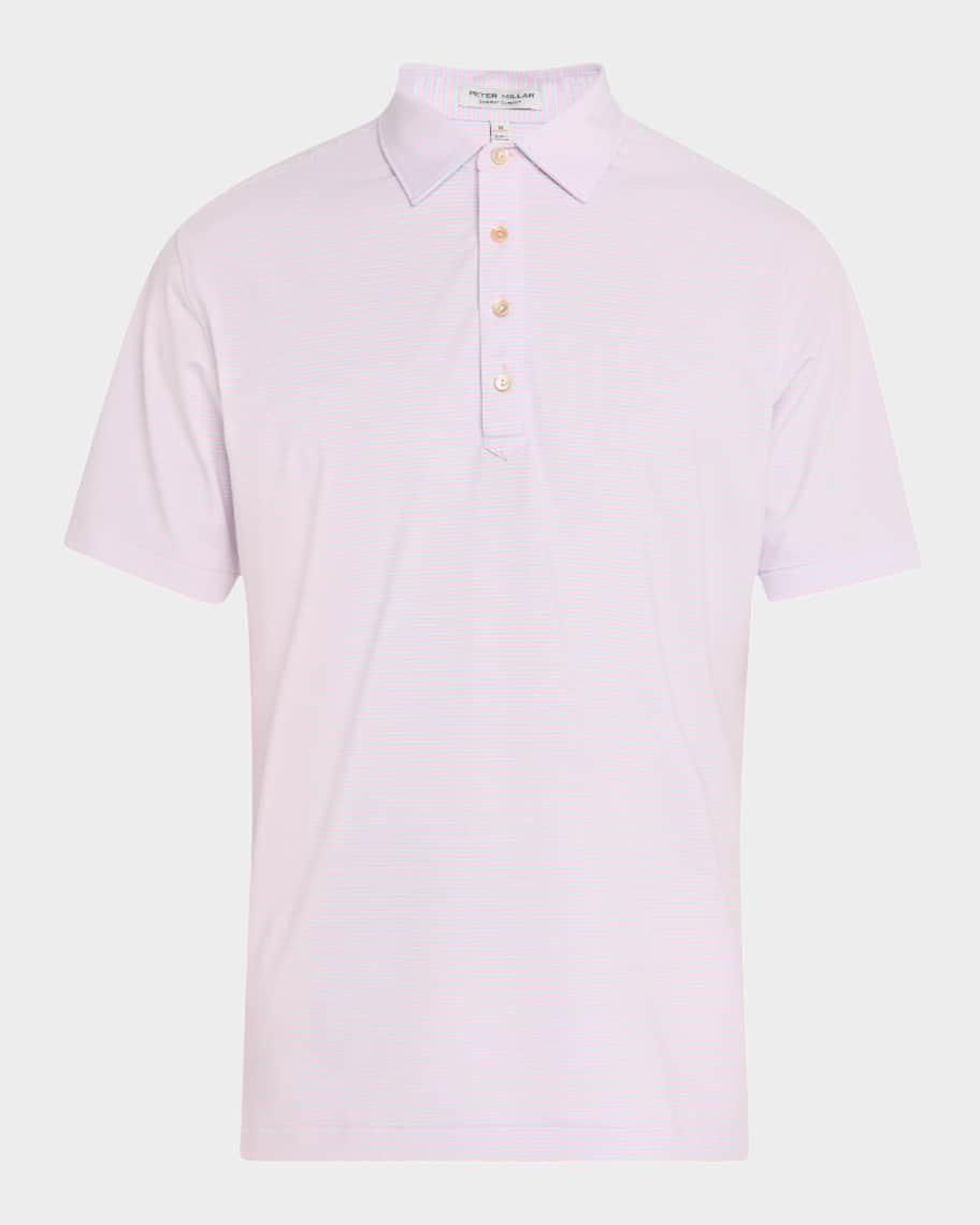 Mens Chatham Performance Stripe Polo Shirt Product Image