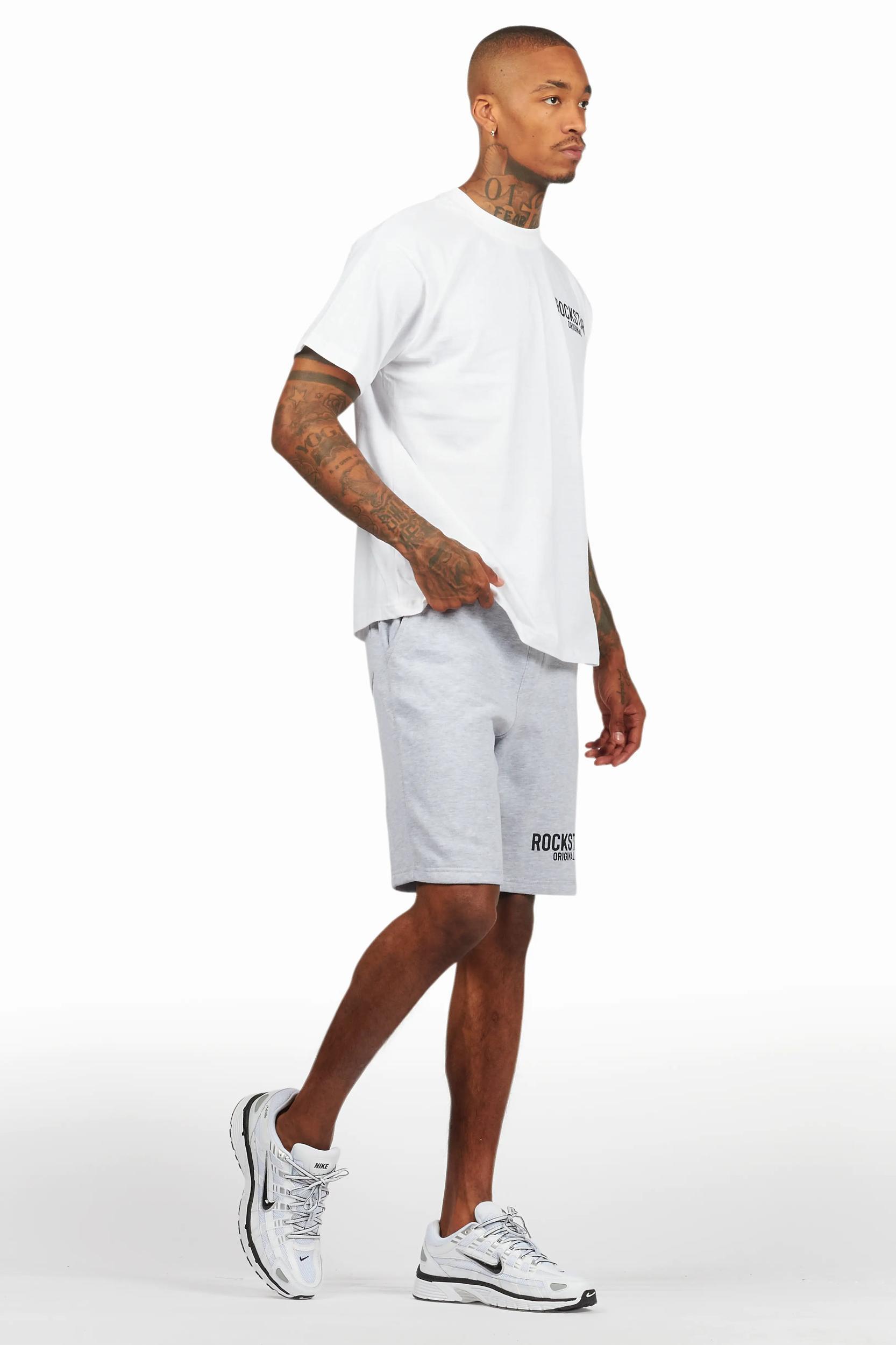 Sana Grey/Black Short Set Male Product Image