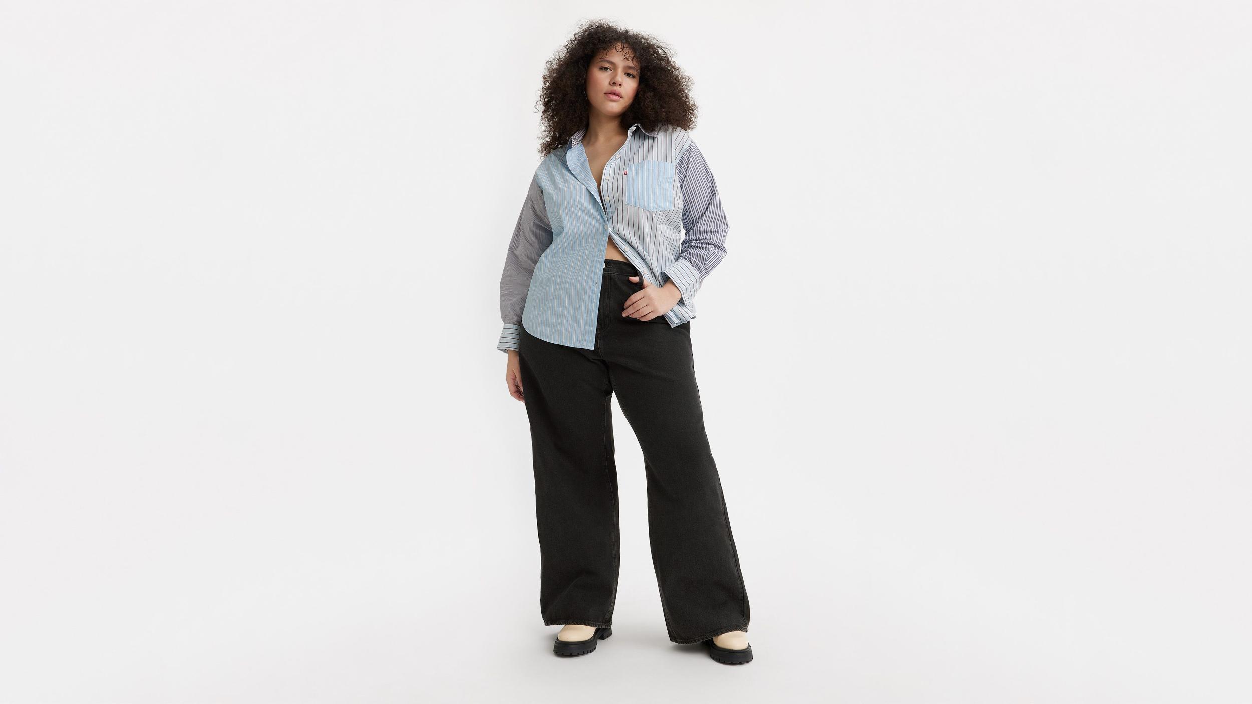 Ribcage Wide Leg Women's Jeans (Plus Size) Product Image