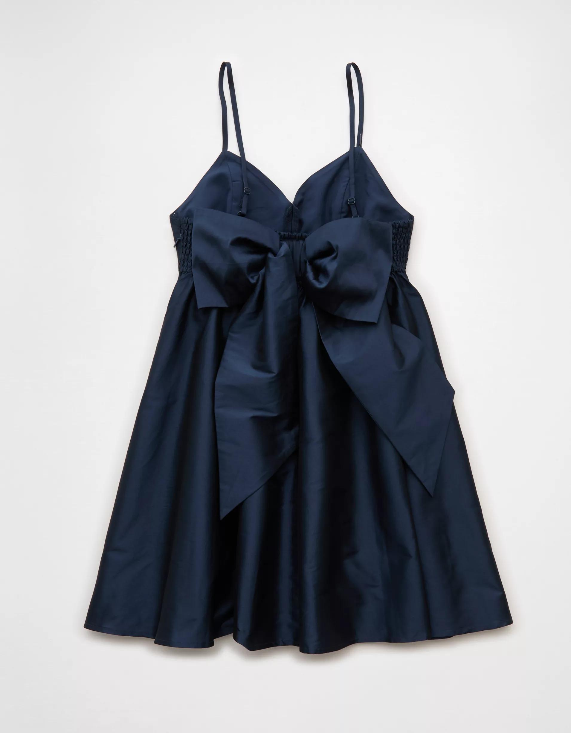 AE Bow Back Babydoll Mini Dress Product Image