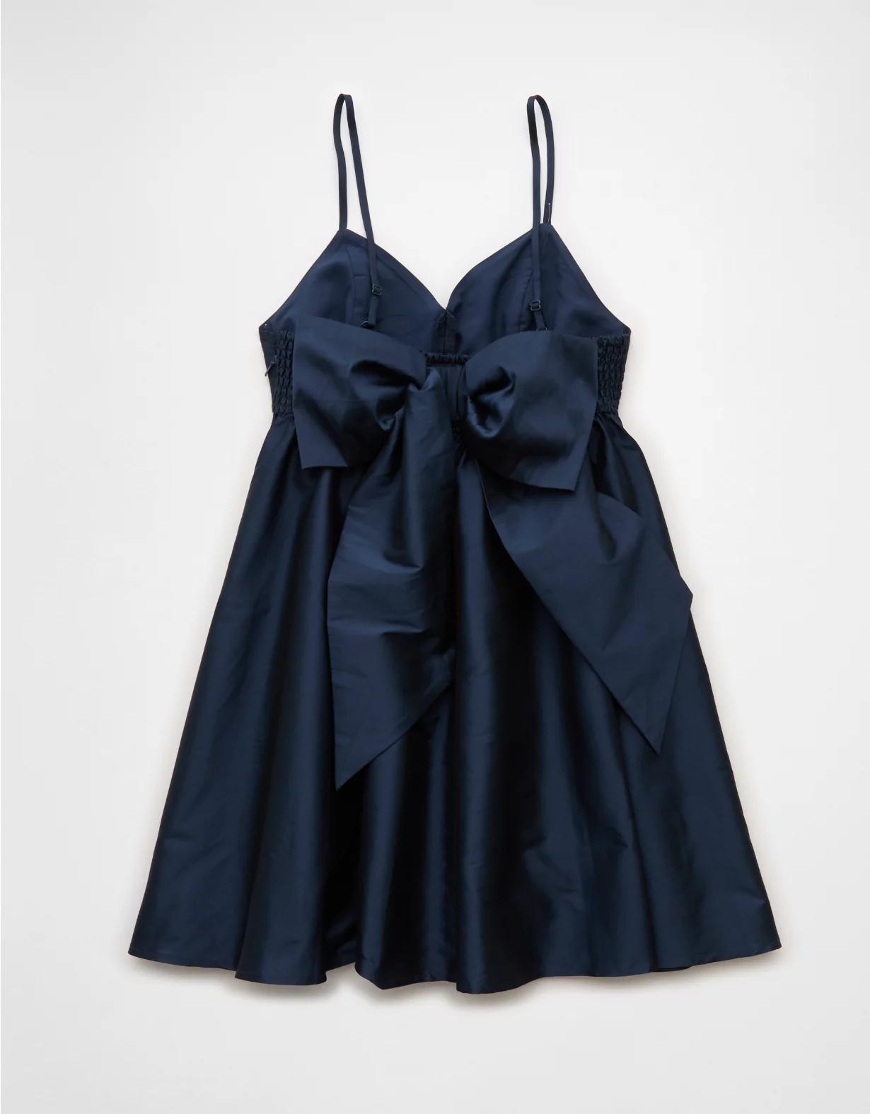 AE Bow Back Babydoll Mini Dress Product Image
