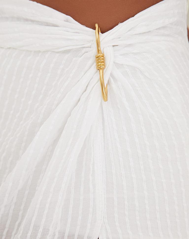 Eug Midi Skirt - Off White Product Image