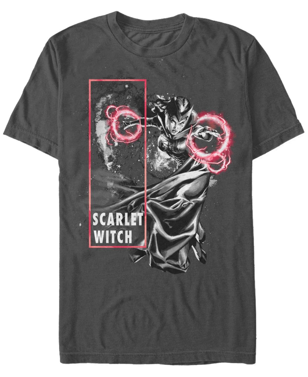 Men's Marvel Scarlet Witch Blast Graphic Tee, Size: Medium, Grey Product Image