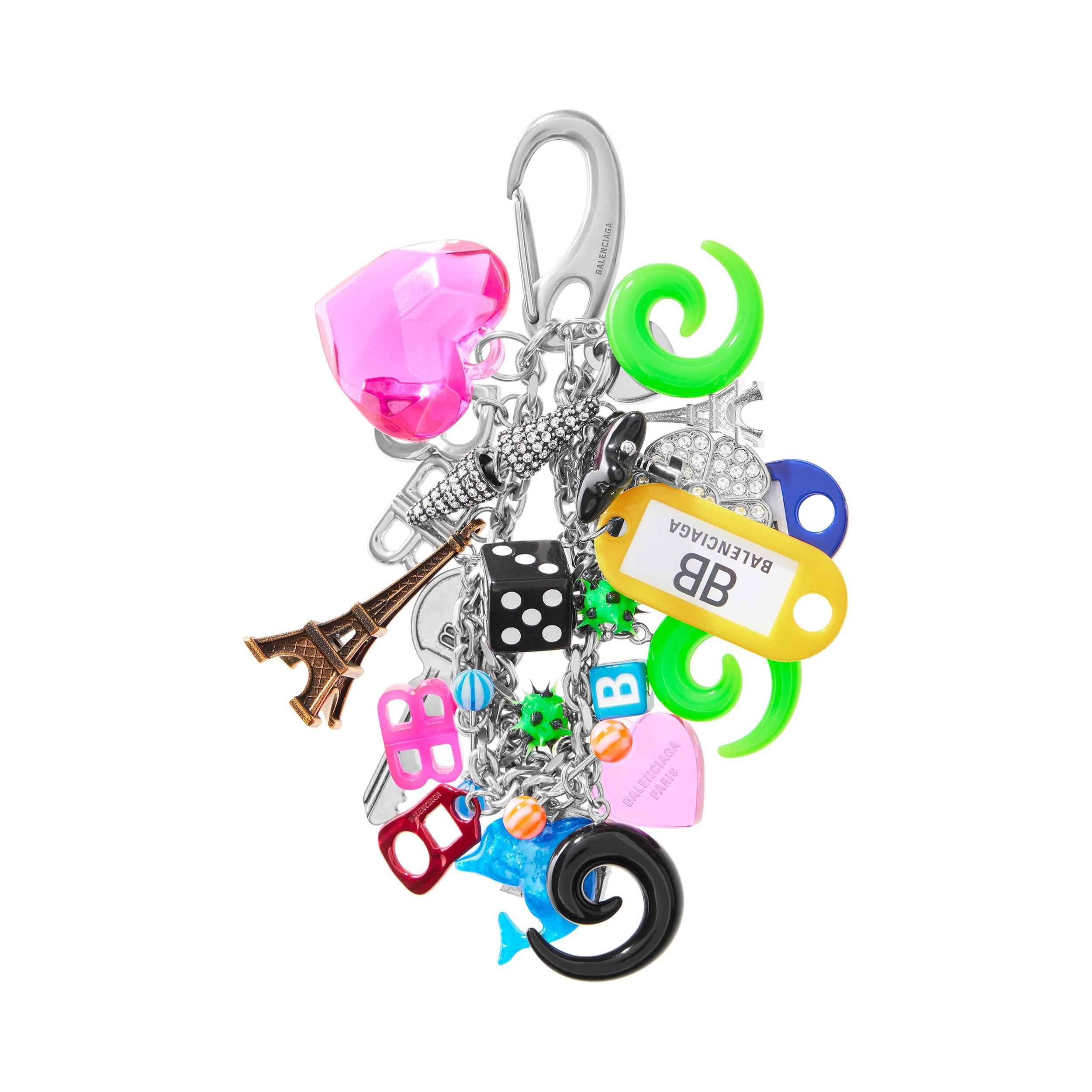 Pigalle Collector Bag Charm/keychain in Silver Product Image