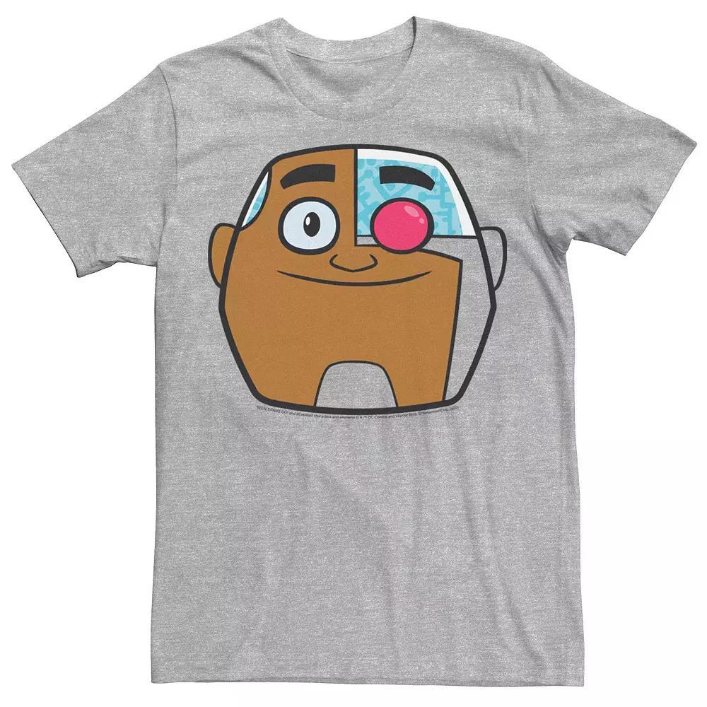 Men's DC Comics Teen Titans Go! Robin Titans Party Tee, Size: XXL, Athletic Grey Product Image