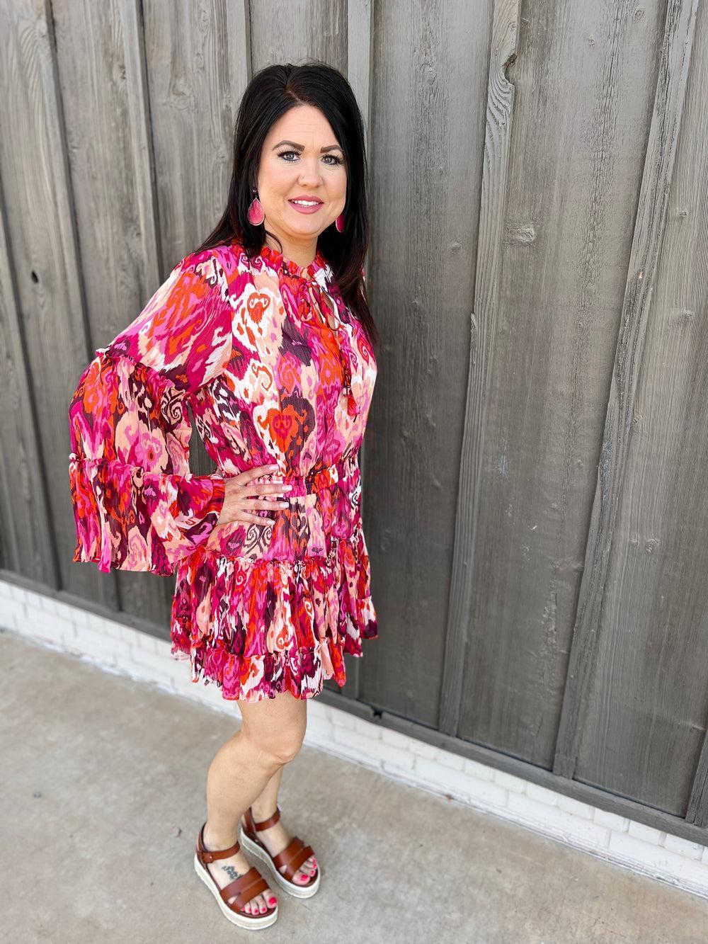 Pink Southern Bell Mini Dress* Product Image